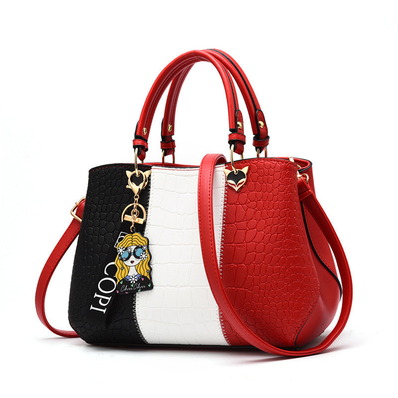 PU Leather Large Capacity Shoulder Messenger Bag