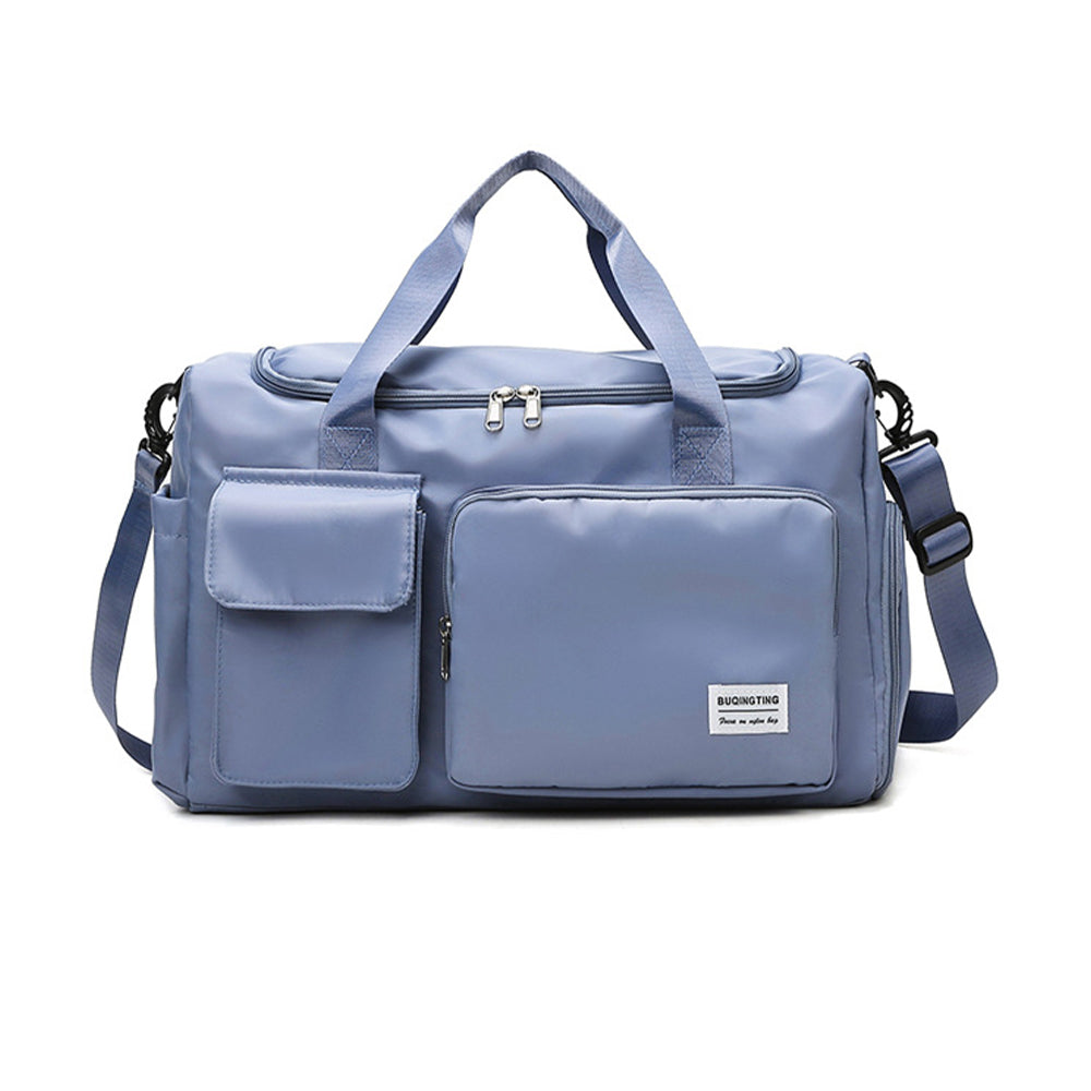 Waterproof and Lightweight Zipper Sports Gym Bag With Shoe Compartment_7
