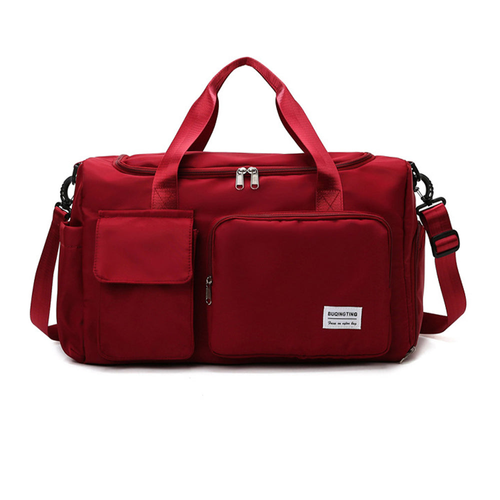 Waterproof and Lightweight Zipper Sports Gym Bag With Shoe Compartment_8