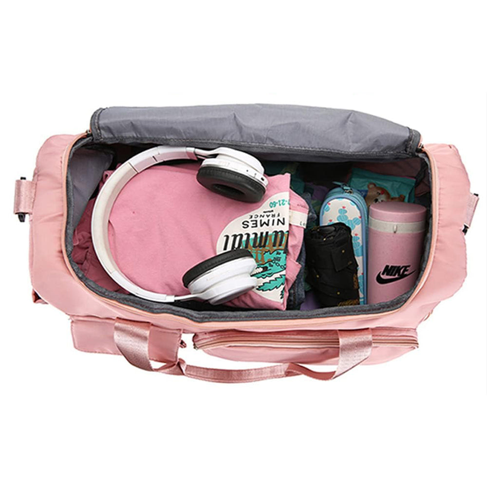 Waterproof and Lightweight Zipper Sports Gym Bag With Shoe Compartment_16