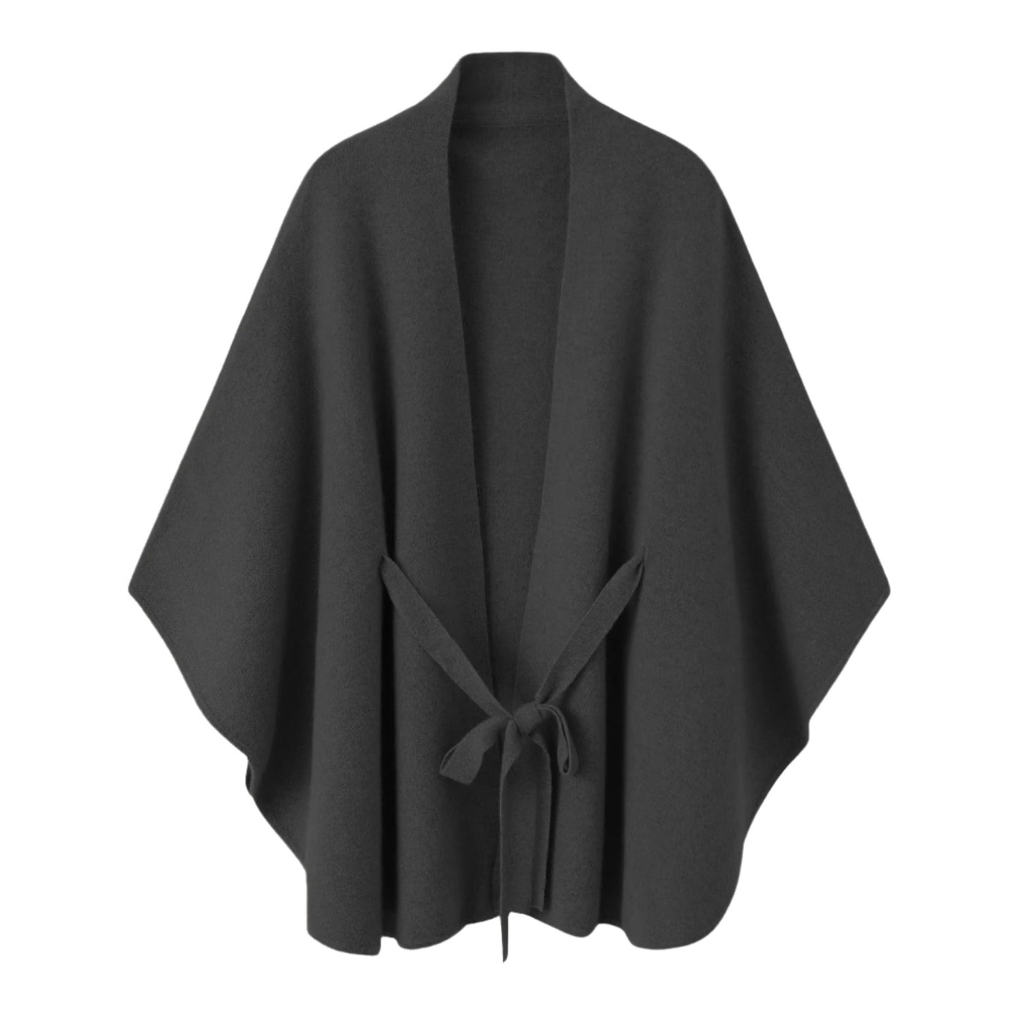 Cashmere Women's Cloak Lace-up Fashionable Outerwear Sweater