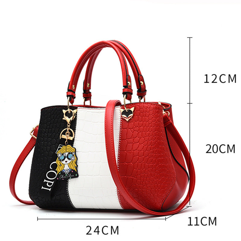 PU Leather Large Capacity Shoulder Messenger Bag