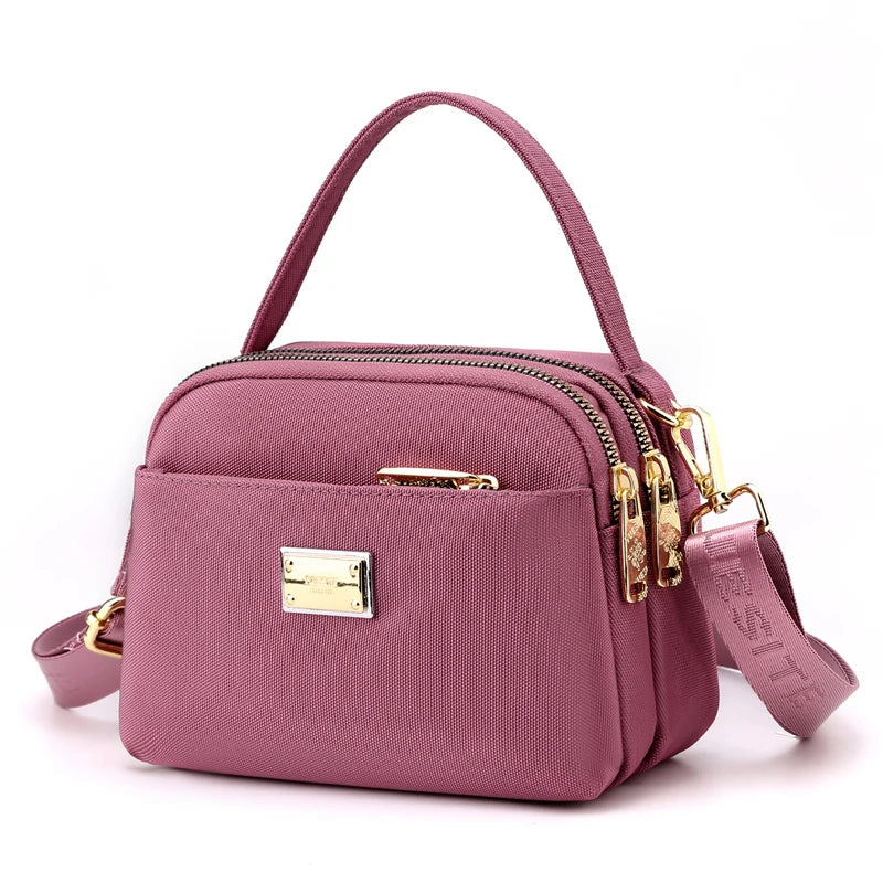 Brand Elegant Small Women's Shoulder bag Nylon Female CrossBody Bag Tote Girl Purse Phone bag Daily Ladies Messenger Bag