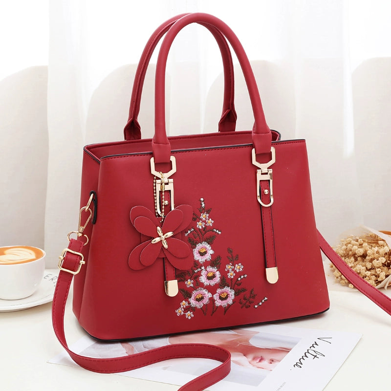 Red Bag for Women 2024 New Arrival Fashion Wedding Bridal Wedding Bag Wedding Satchel Shoulder Crossbody Bag for Middle-Aged Moms