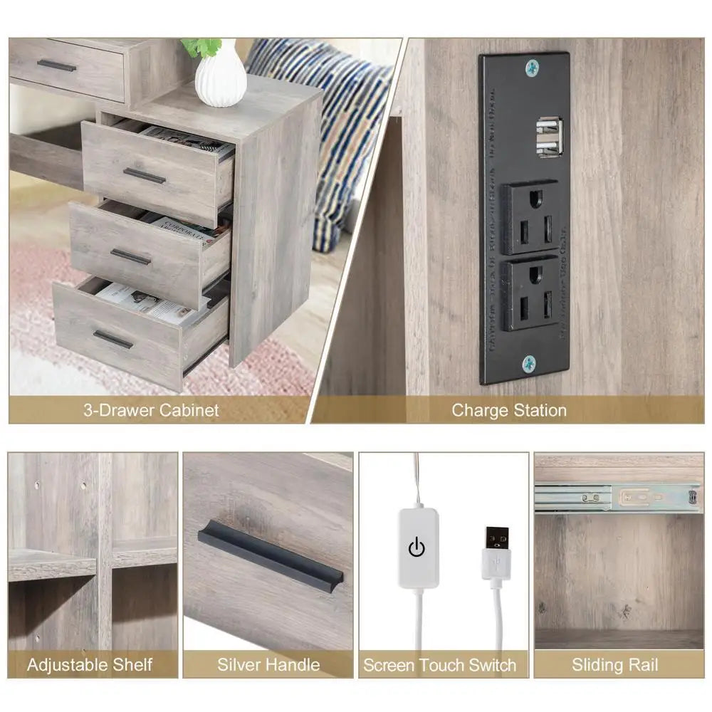 Dressing Table 5Drawer Cabinet