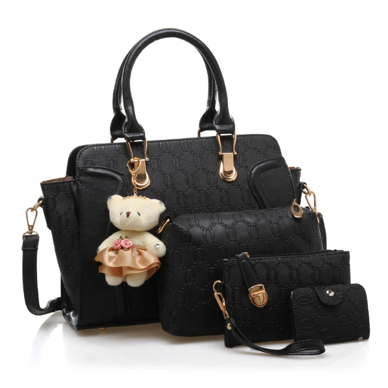 Fashion bag four-piece set purses