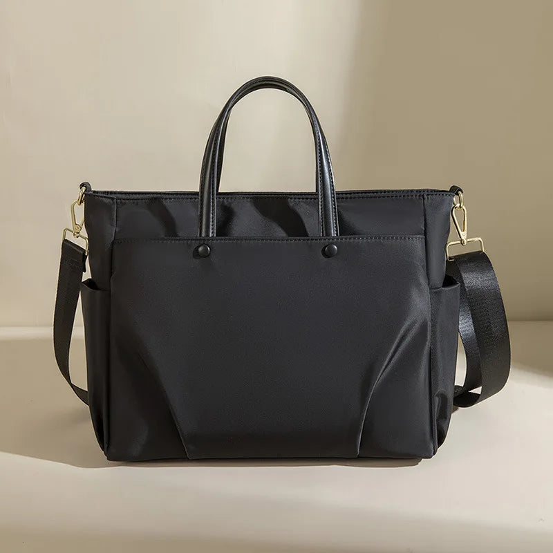 Women's Bag Waterproof Wear-resistant Soft Solid Bags For Women Accommodates 15-inch Laptops Handbag Shoulder Bag Tote