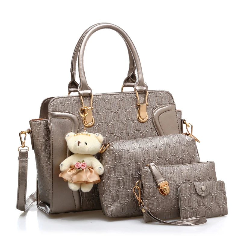 Fashion bag four-piece set purses