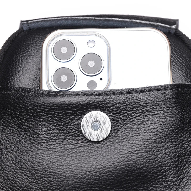 Women Bag Genuine Leather Phone Bag High Quality Shoulder Bag Luxury Female Crossbody Bag Shoulder Messenger Multi Layer Pockets