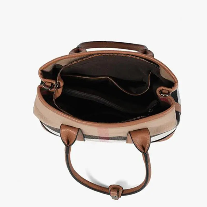 Luxury Handbags Plaid Printed