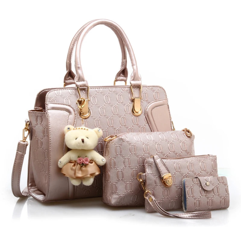 Fashion bag four-piece set purses