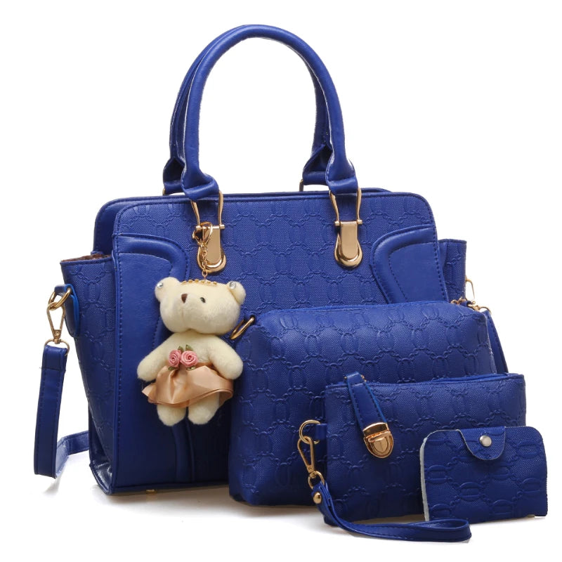 Fashion bag four-piece set purses