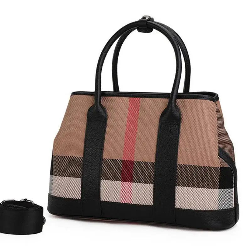 Luxury Handbags Plaid Printed