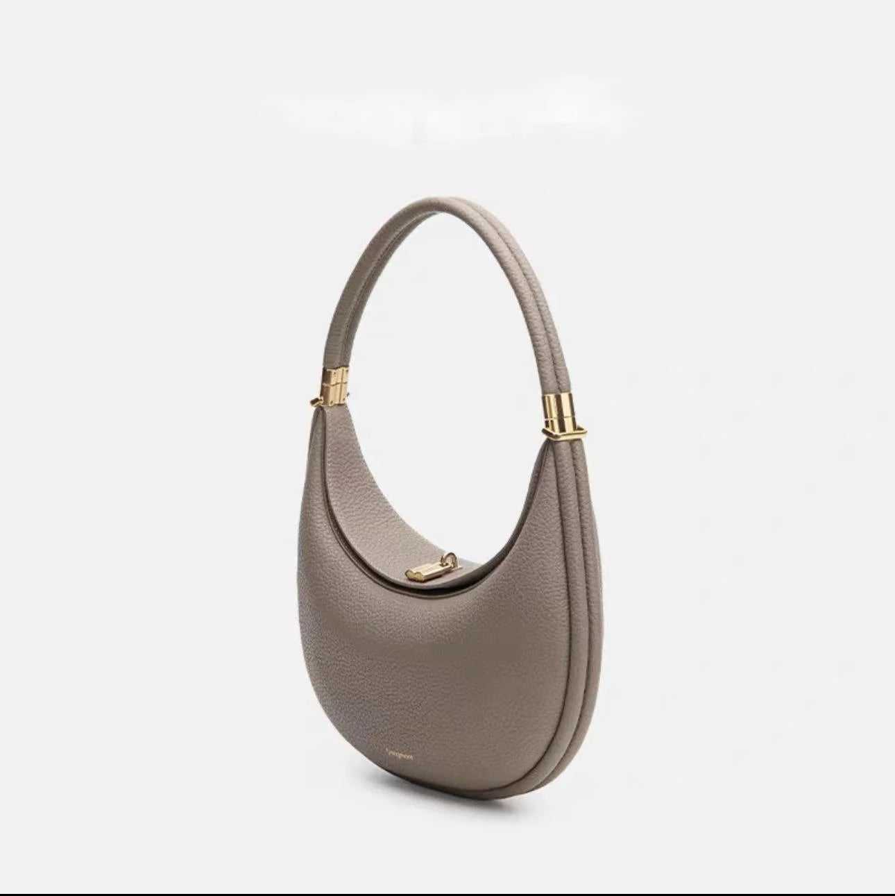 Designer Shoulder Underarm Leather Bag For Women 2023 New Fashion Portable Solid Color Female Travel Handbag 8AB761