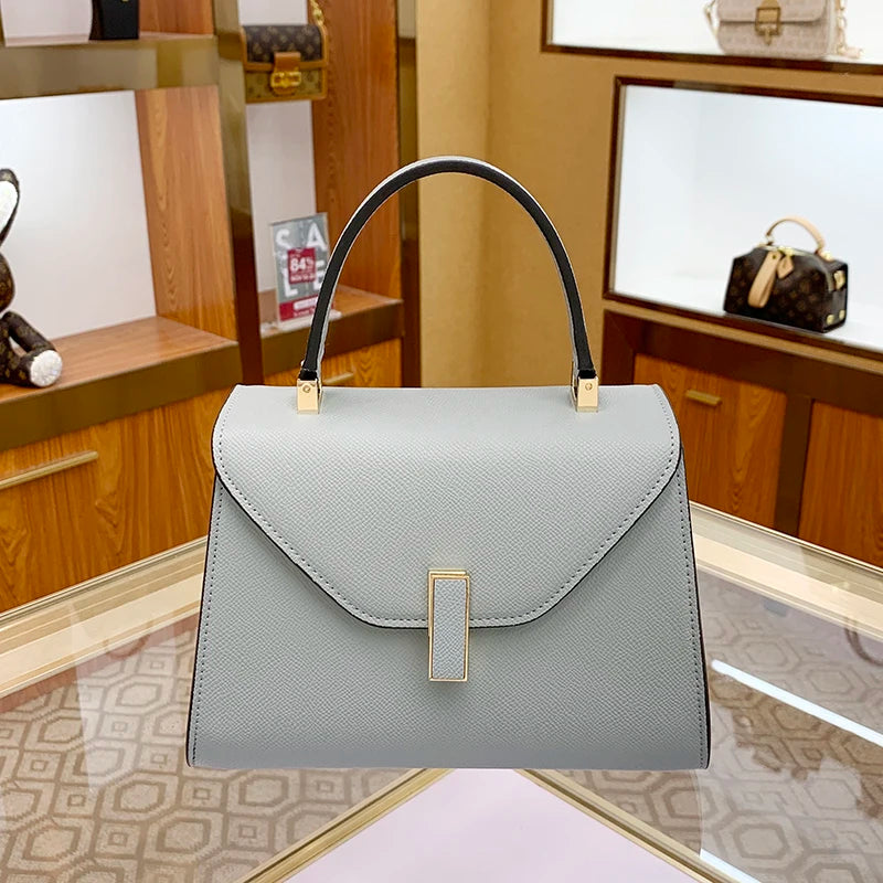 Shoulder Bags for Women Genuine Leather Fashion Designer Envelope Bag Top Handle Handbag 2024 Fashion Trend Crossbody Bag Wallet