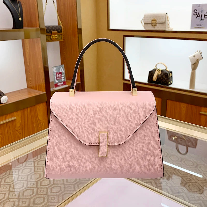 Shoulder Bags for Women Genuine Leather Fashion Designer Envelope Bag Top Handle Handbag 2024 Fashion Trend Crossbody Bag Wallet