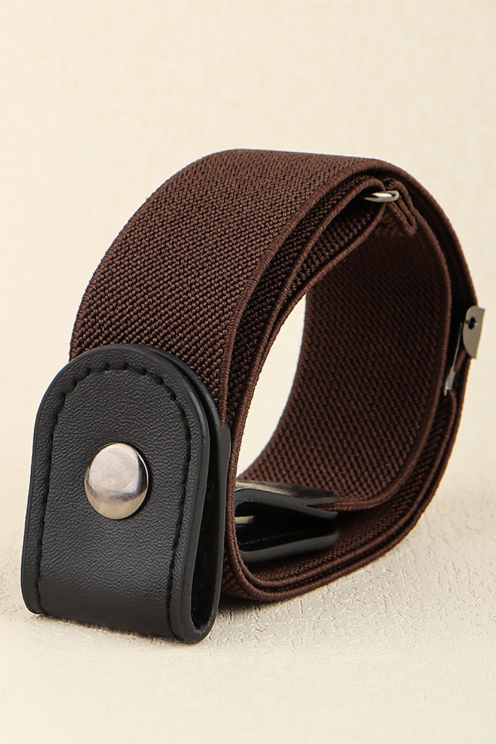 PU Elastic Snap Closure Belt